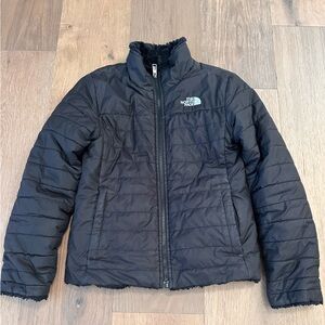 The North Face Mossbud Swirl Reversible Jacket Girls Size Medium